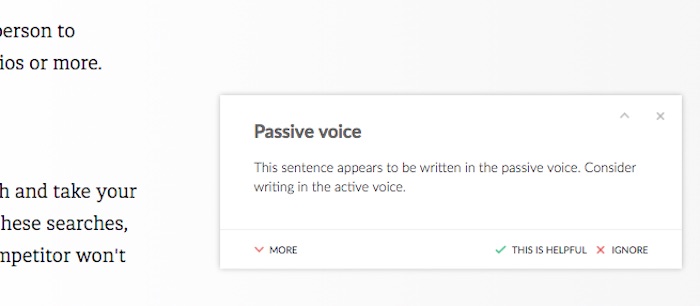 free passive voice checker tool
